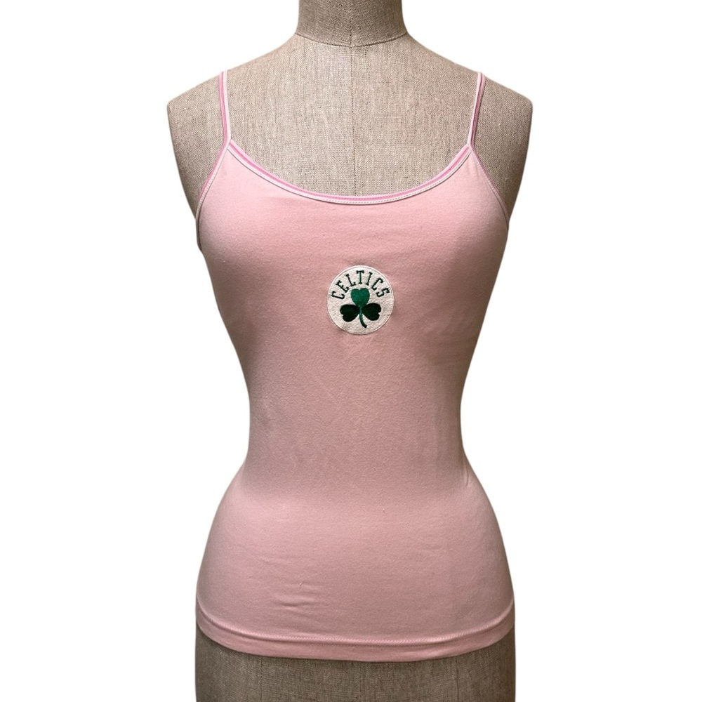 Celtics Pink Spaghetti Strap Tank